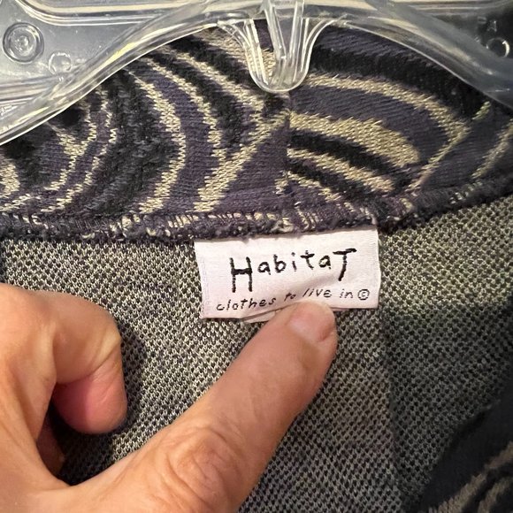 Habitat Clothes to Live In Cotton Blend Paisley Jacquard Swing Jacket, Sz M - Picture 6 of 9